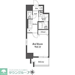 ViewTerrace 1Kの間取図画像