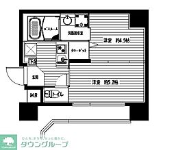ダイホープラザ新横浜 2Kの間取図画像