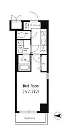 Rebinado・Piso 1Kの間取図画像