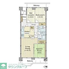 物件の間取り