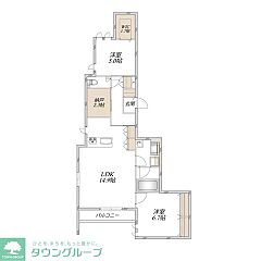 物件の間取り