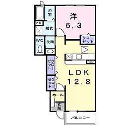 間取図画像 1LDK