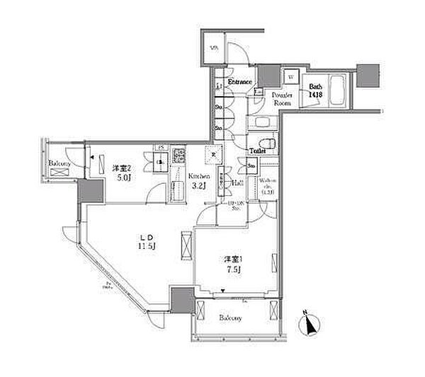 同じ建物の物件間取り写真 - ID:213096932836