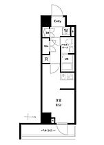 ジェノヴィア両国VIグリーンヴェール 701 ｜ 東京都墨田区緑３丁目17-11（賃貸マンション1R・7階・26.53㎡） その2