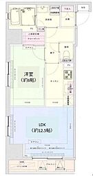 アイル銀座京橋壱番館 1LDKの間取図画像