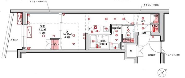 同じ建物の物件間取り写真 - ID:213101780854