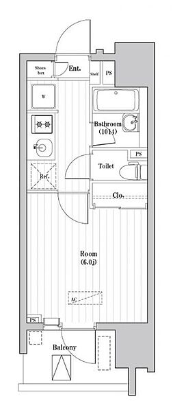 同じ建物の物件間取り写真 - ID:213103100560