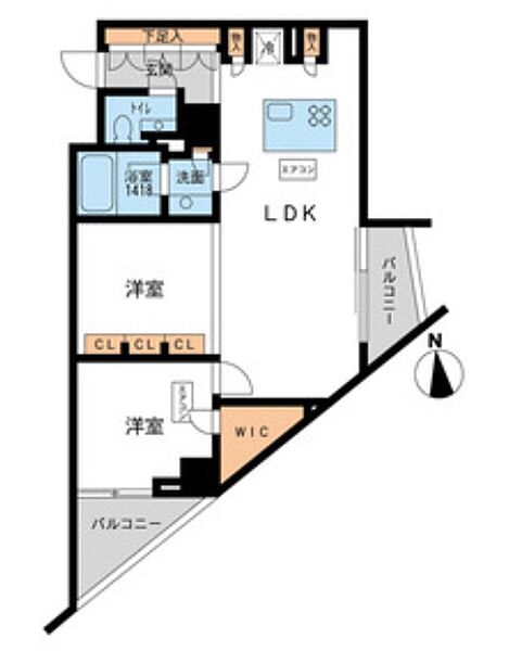 同じ建物の物件間取り写真 - ID:213105416147