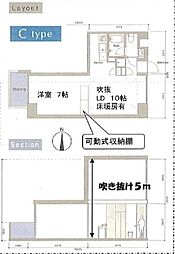 アルバ（ALBA） 10階1LDKの間取り
