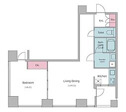 間取図画像 1LDK