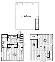 バークレーン西大井(Bark Lane西大井) 3LDKの間取図画像