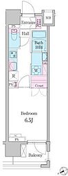 デュオメゾン品川戸越 2LDKの間取図画像