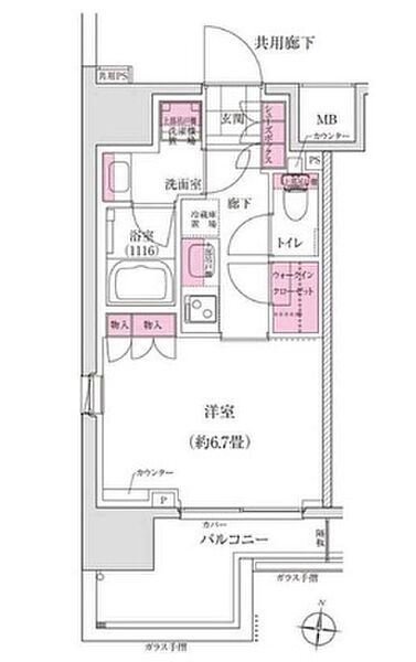 同じ建物の物件間取り写真 - ID:213101261255