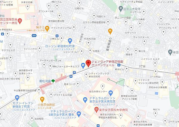 ジェノヴィア新宿早稲田グリーンヴェール 1203｜東京都新宿区若松町(賃貸マンション1K・12階・25.59㎡)の写真 その24