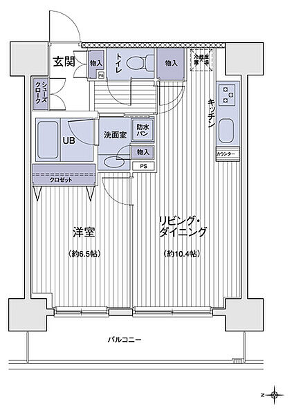 同じ建物の物件間取り写真 - ID:213103382234