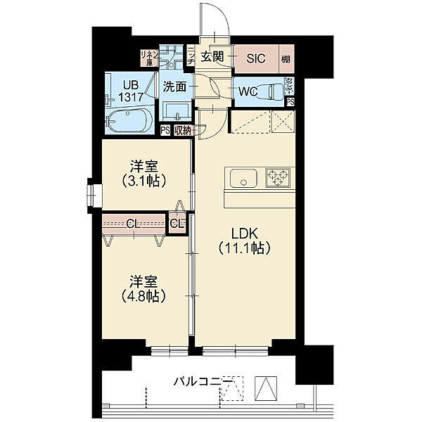 同じ建物の物件間取り写真 - ID:213106239769