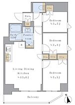 プライマル元浅草 903 ｜ 東京都台東区元浅草１丁目16-2（賃貸マンション3LDK・9階・54.65㎡） その2