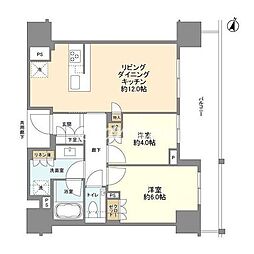 ブランズ本郷 5階3LDKの間取り