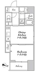 エルスタンザ神田須田町（ELSTANZA神田須田町） 2階1DKの間取り