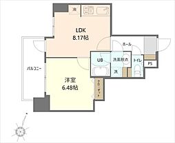 HOPECITY秋葉原 1LDKの間取図画像