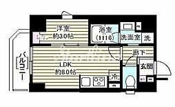 レガシア御茶ノ水 1LDKの間取図画像