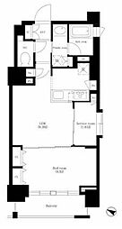 Urbanex神保町 1SLDKの間取図画像