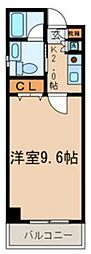 サンモールエイト小石川 1Kの間取図画像