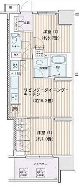 同じ建物の物件間取り写真 - ID:213100656503