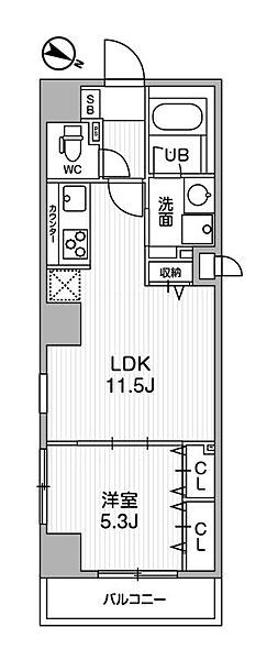 同じ建物の物件間取り写真 - ID:213101952383