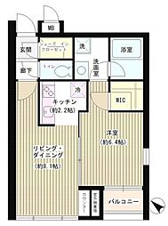 ポラリス 1LDKの間取図画像