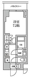 RESIDIA日本橋馬喰町2 1Kの間取図画像