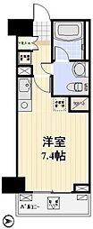 プロスペクト日本橋本町 ワンルームの間取図画像