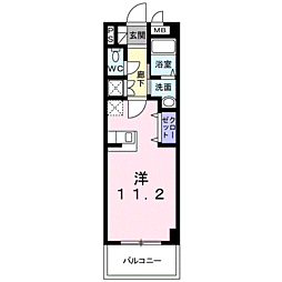 ザ・グレイス・シグマ ワンルームの間取図画像