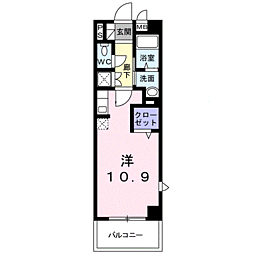 ザ・グレイス・シグマ ワンルームの間取図画像