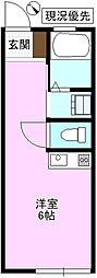 Rギャラリー ワンルームの間取図画像