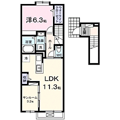物件の間取り