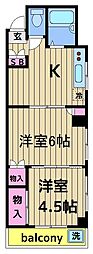 間取図画像 2K