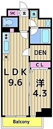 足立区西新井栄町3丁目マンション 1SLDKの間取図画像