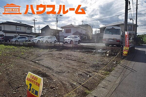 9/18撮影、造成前、1区画画像です。東上線「坂戸」駅17分、全3区画の11月中旬迄の期間限定建築条件付分譲地、【マイセレクト】注文住宅の「選ぶ楽しさ」を、建売住宅の「安心な価格」で♪