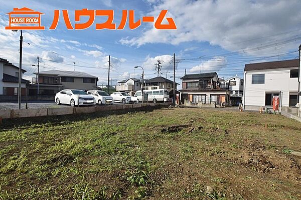 9/18撮影、造成前、2区画画像です。東上線「坂戸」駅17分、全3区画の11月中旬迄の期間限定建築条件付分譲地、【マイセレクト】注文住宅の「選ぶ楽しさ」を、建売住宅の「安心な価格」で♪