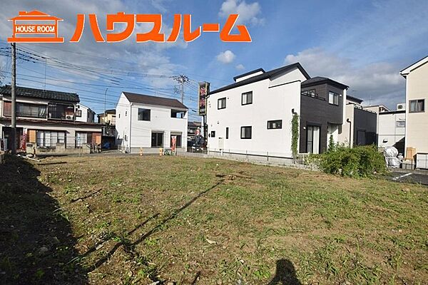 9/18撮影、造成前、2区画画像です。東上線「坂戸」駅17分、全3区画の11月中旬迄の期間限定建築条件付分譲地、【マイセレクト】注文住宅の「選ぶ楽しさ」を、建売住宅の「安心な価格」で♪