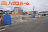 外観：東上線「北坂戸」駅徒歩6分！土地43坪以上♪カースペース並列2台♪利便性と環境良好な住宅街のこだわりの永住邸全3棟♪みらいエコ対象♪住宅性能評価W取得！耐震等級3＋制震ダンパー♪太陽光パネル搭載！