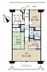 間取図画像 2SLDK