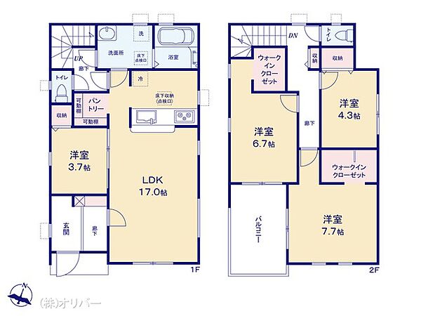 間取りを拡大表示