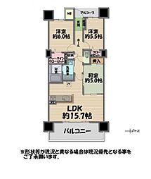 間取図画像 3LDK