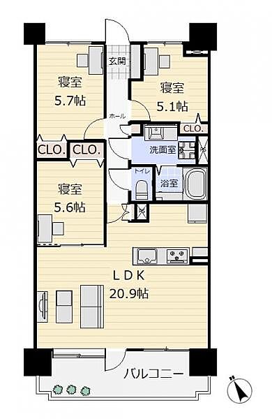 間取り：304000327049