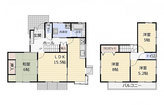 間取り 仙台市宮城野区蒲生字南城道田