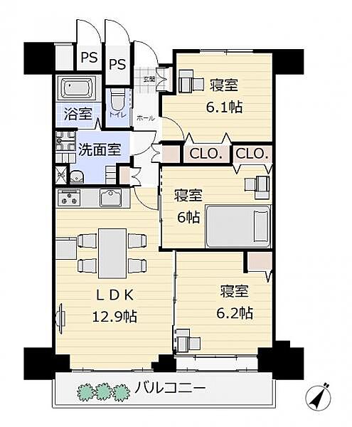 間取り：304000331595