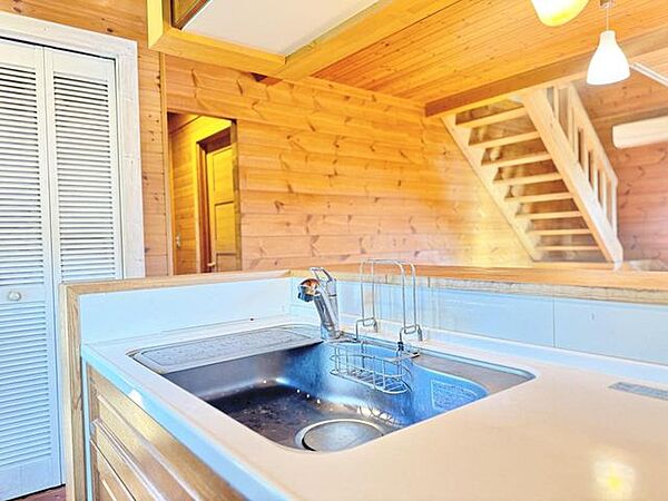 ハンドシャワー水栓が付いているので、シンクのお掃除もしやすいです。