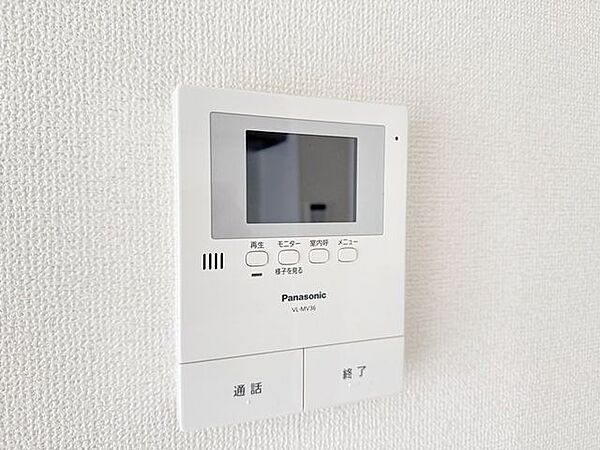 ＴＶモニタ付インタホンでセキュリティ面にも配慮